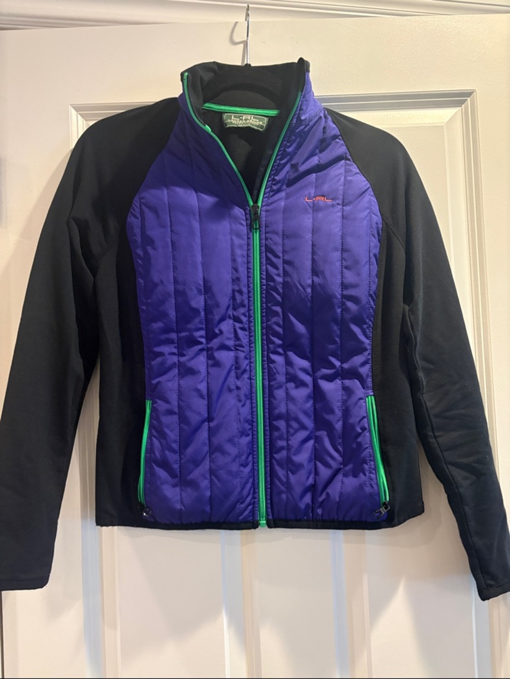 Ralph Lauren Black Jacket with Green Trim